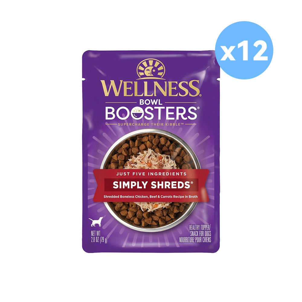 WELLNESS Core Simply Shreds Shredded Boneless Chicken Beef