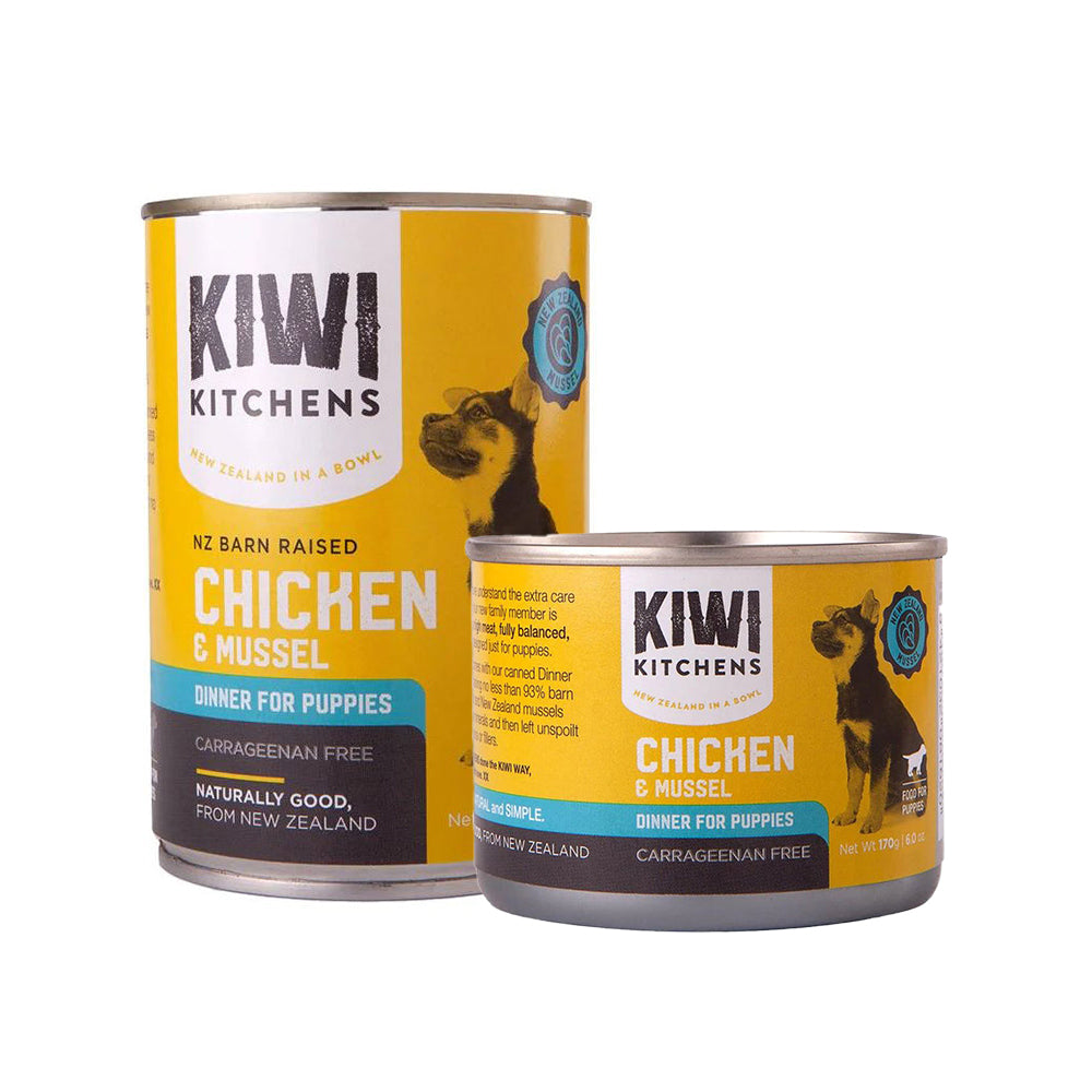 KIWI KITCHENS Chicken Mussel Dinner Puppy Wet Dog Food Petso Au