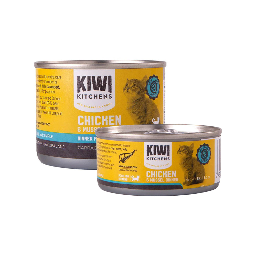 KIWI KITCHENS Chicken Mussel Dinner Kitten Wet Cat Food Petso Au