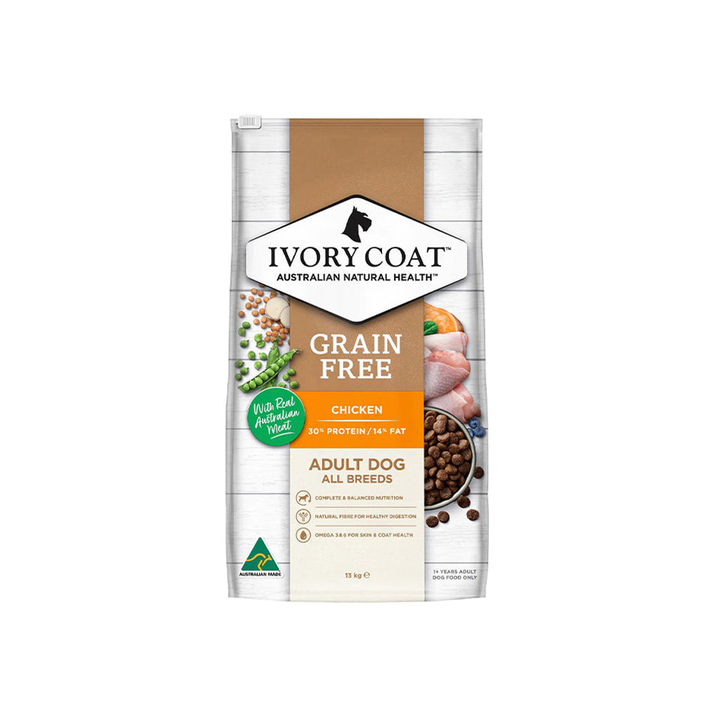 IVORY COAT Grain Free Chicken Adult Dog Food 13kg l Petso AU