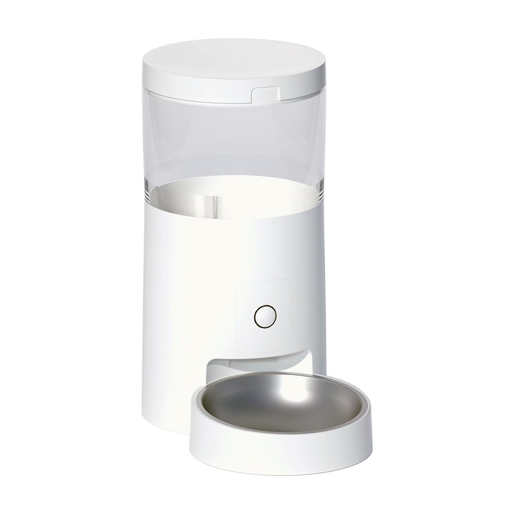 PAKEWAY White Automatic Wifi Pet Feeder Plus Feeding Supplies 6L