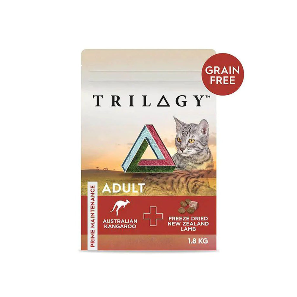 TRILOGY Kangaroo for Adult Cats 1.8kg Dry Cat Food Petso Au