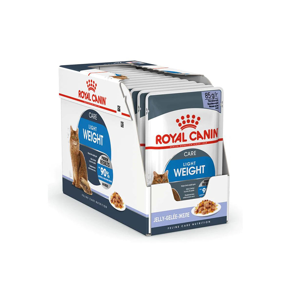 ROYAL CANIN Light Weight Care Jelly Wet Cat Food 85g x 12 l Cat