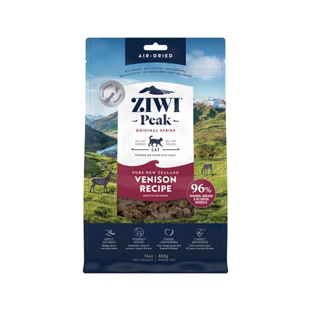 ZIWI Peak Air Dried Venison Recipe 400g Dry Cat Food Petso Au