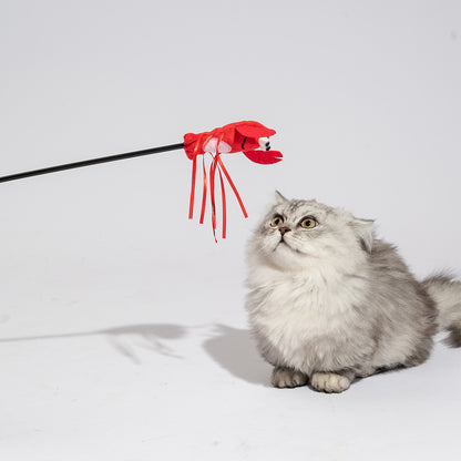 FOFOS Wand Moving Lobster Cat Teaser Toy