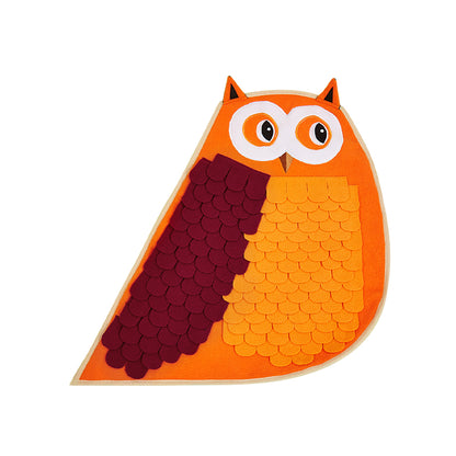 FOFOS Sniffing Mat Owl Treat Puzzle Dog Toy