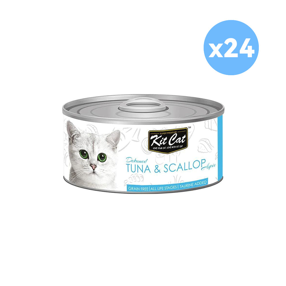 KIT CAT Tuna & Scallop Toppers Wet Canned Cat Food