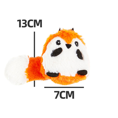 FOFOS Floppy Crinkle Fox Interactive Cat Toy