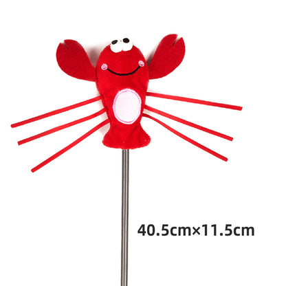 FOFOS Wand Moving Lobster Cat Teaser Toy