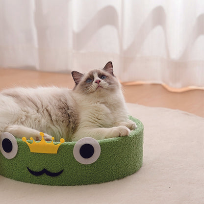 Cartoon Round Cat Scratcher - 40X40X10cm