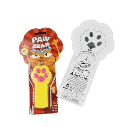 PAW BEAM Yellow Paw Laser Pointer Cat Toy