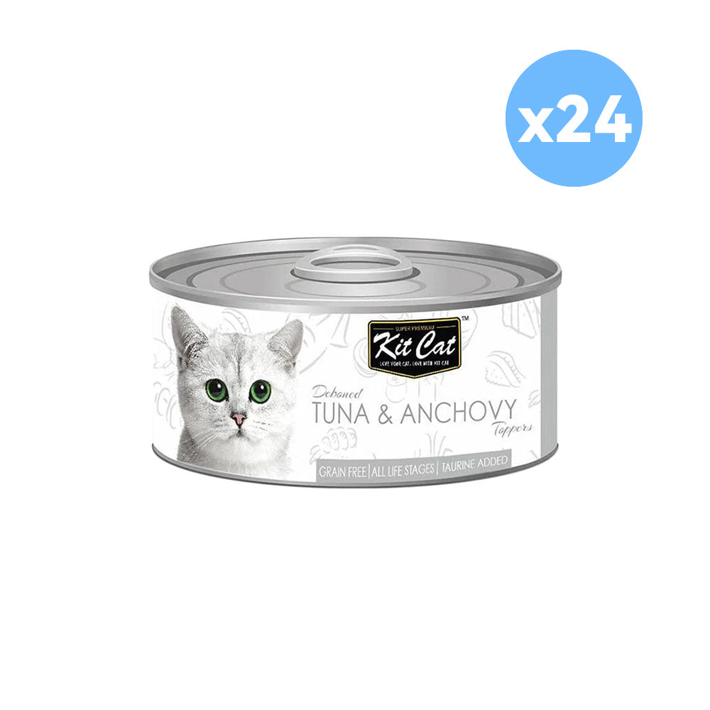 KIT CAT Tuna & Anchovy Toppers Wet Canned Cat Food