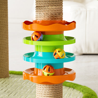 Multi-Level Cat Tree With Cooling Pad And Space Capsule