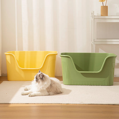 Extra-Large Anti-splash Cat Litter Box - 64x44x33cm