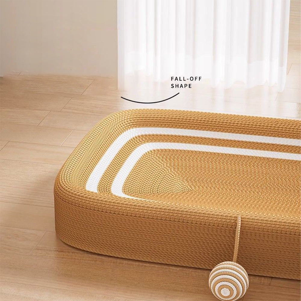 Rectangle Extra Large Sisal Cat Scratcher -  61X40X9 cm