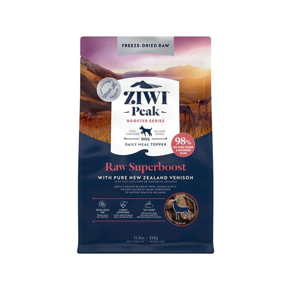 ZIWI Peak Raw Superboost with Venison Freeze-Dried Dog Food