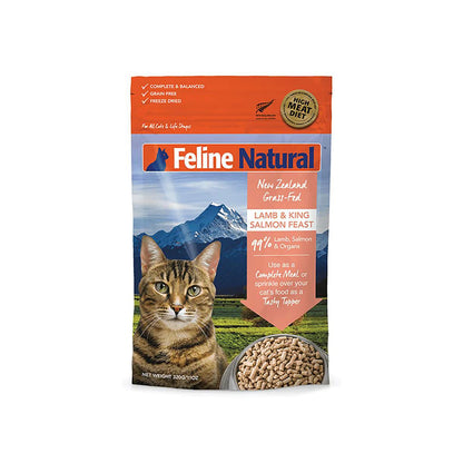 FELINE NATURAL Lamb & Salmon Freeze Dried Cat Food