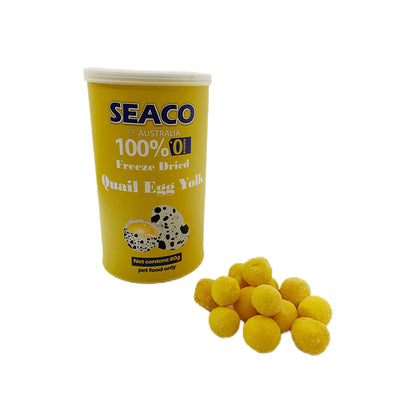 SEACO Quail Egg Yolks Freeze Dried Pet Food 80g