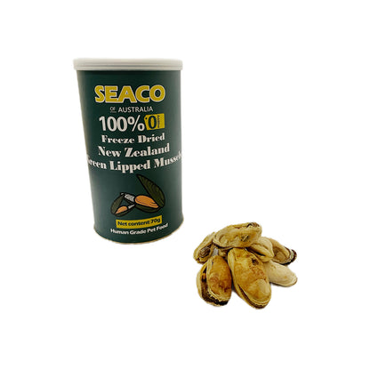 SEACO New Zealand Mussels Freeze Dried Pet Food 70g