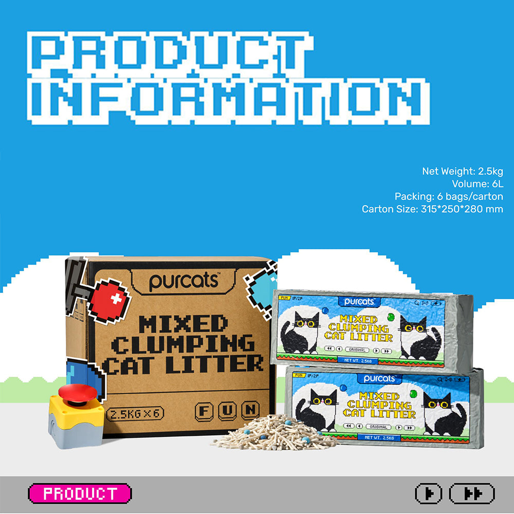 CATURE Mixed Clumping Cat Litter 6L/2.5Kg