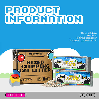 CATURE Mixed Clumping Cat Litter 6L/2.5Kg