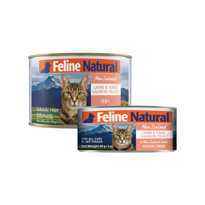 FELINE NATURAL Lamb and Salmon Grain Free Cat Food