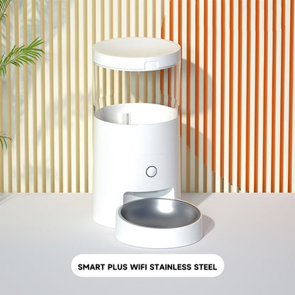 PAKEWAY White Automatic Wifi Pet Feeder Plus 6L