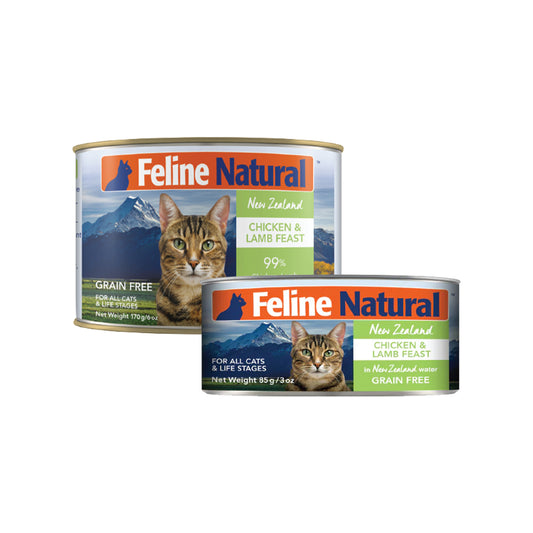 FELINE NATURAL Chicken and Lamb Grain Free Cat Food