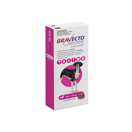 BRAVECTO For Very Large Dogs 40-56kg 1chew