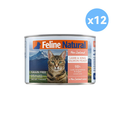 FELINE NATURAL Lamb and Salmon Grain Free Cat Food