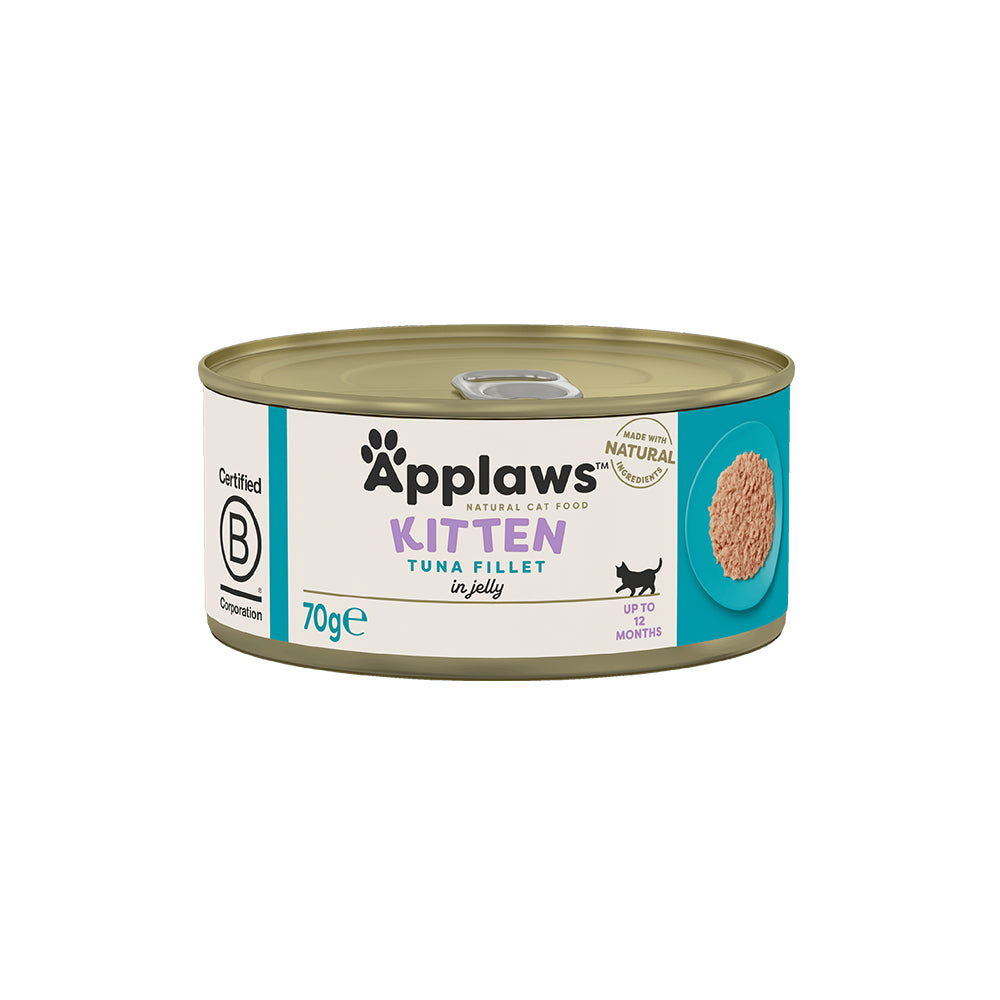 APPLAWS Tuna Fillet Kitten Canned Wet Cat Food 70g