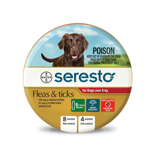 ADVANTAGE SERESTO Flea and Tick Collar for Dogs over 8kg