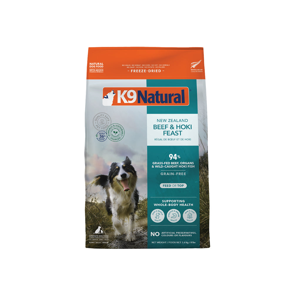 K9 NATURAL Beef & Hoki Dry Dog Food