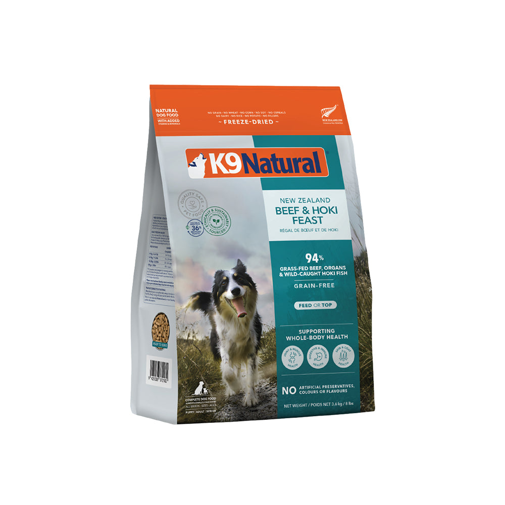 K9 NATURAL Beef & Hoki Dry Dog Food