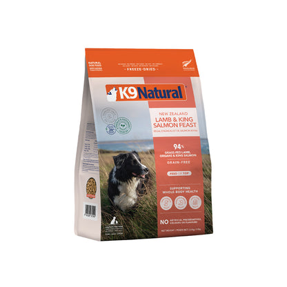 K9 NATURAL Lamb & King Salmon Freeze Dried Dog Food