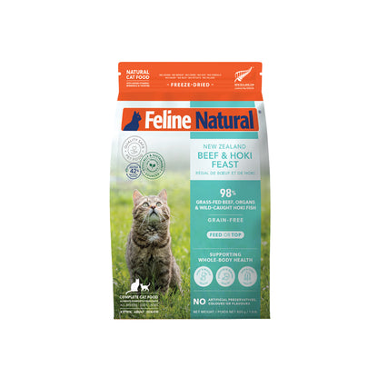 FELINE NATURAL Beef & Hoki Freeze Dried Cat Food