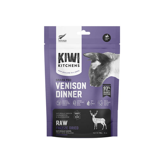 KIWI KITCHENS Venison Dinner Freeze Dried Cat Food