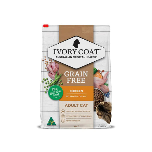 IVORY COAT Grain Free Chicken Adult Cat Food 4kg