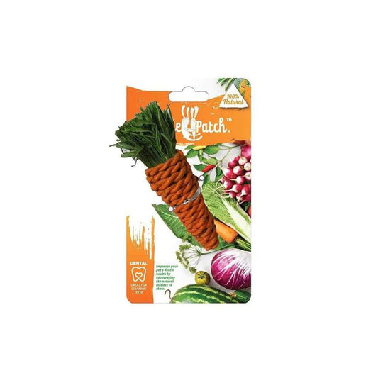 VEGGIE PATCH Carrot Small Anima Chew Toy 14cm