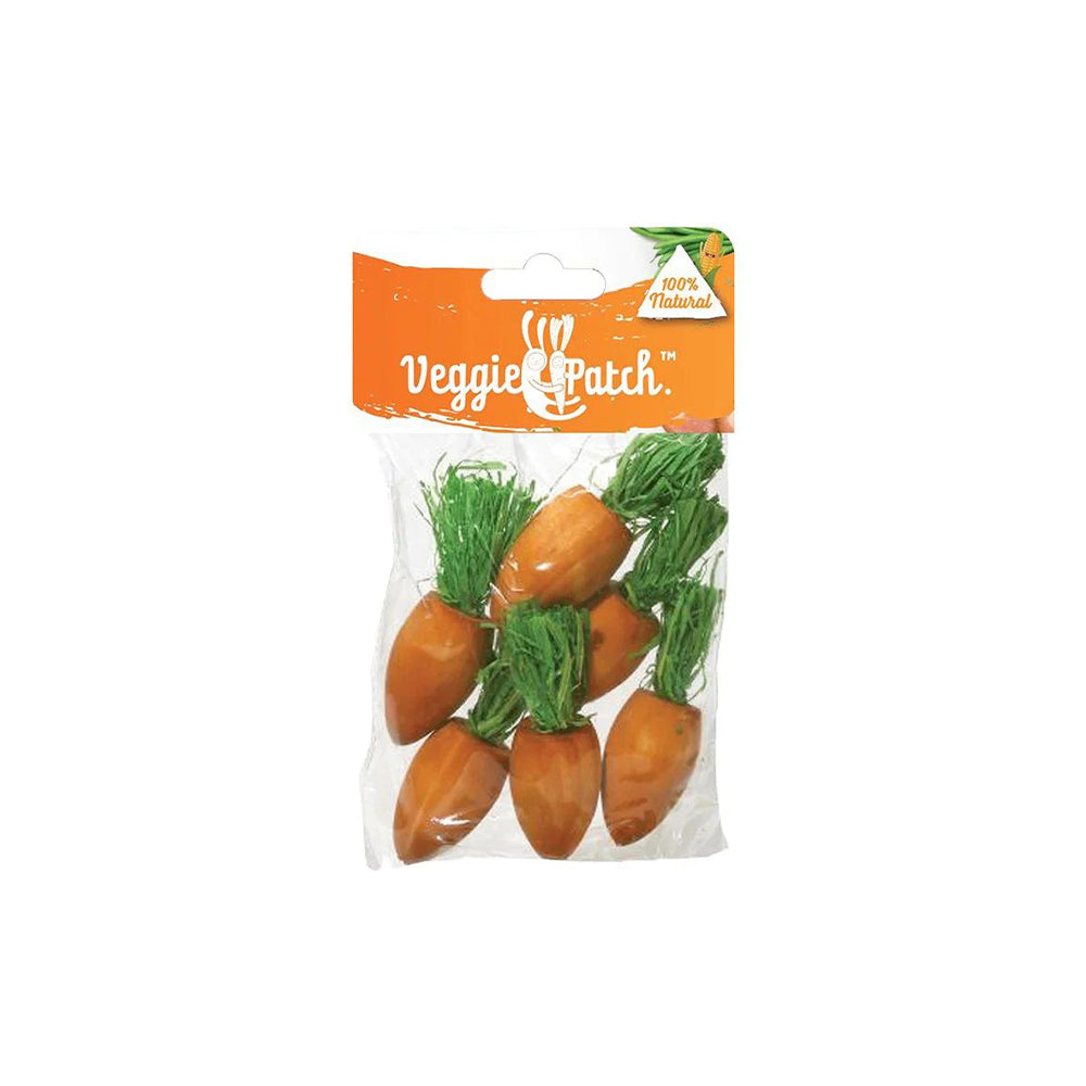 VEGGIE PATCH Play Carrot Small Animal Toys 6Pk