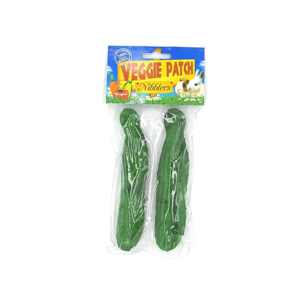 VEGGIE PATCH Nibblers Cucumbers Small Animal Treat 2Pk