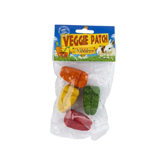 VEGGIE PATCH Nibblers Capsicum Small Animal Treat 4Pk