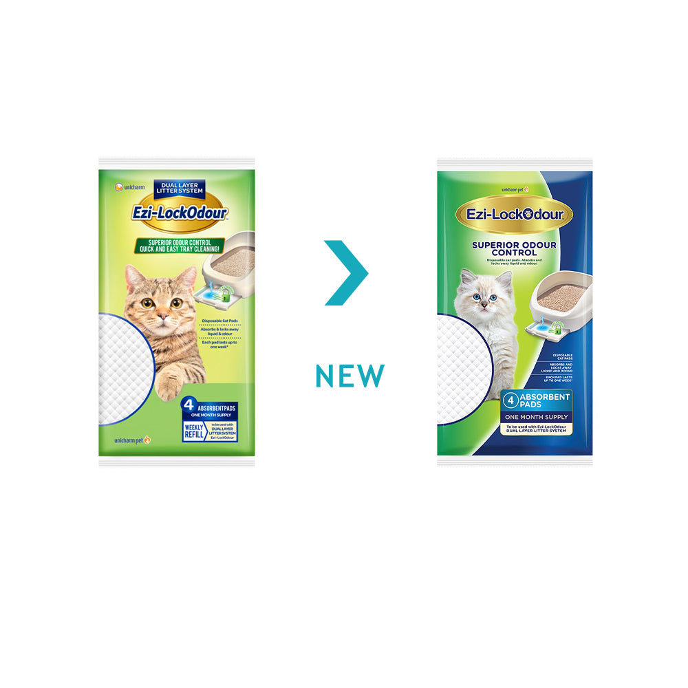 EZI-LOCKODOUR Cat System Absorbent Cat Litter Pads