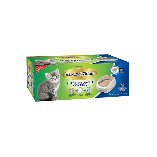 EZI-LOCKODOUR Dual Layer System Cat Litter Tray