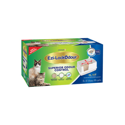 EZI-LOCKODOUR Extra Wide Dual Layer System Cat Litter Tray (XL)