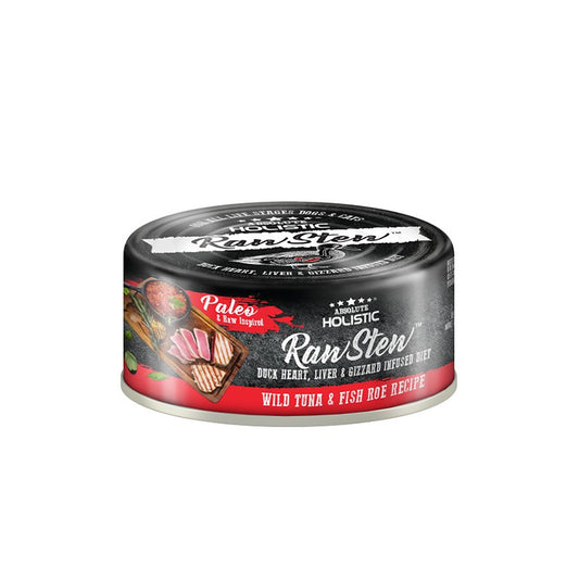 ABSOLUTE HOLISTIC Raw Stew Tuna & Fish Roe Wet Canned Cat & Dog Food