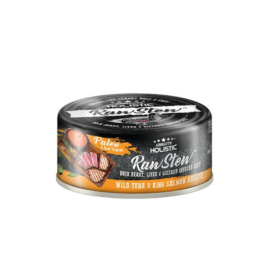 ABSOLUTE HOLISTIC Raw Stew Tuna & Salmon Wet Canned Cat & Dog Food