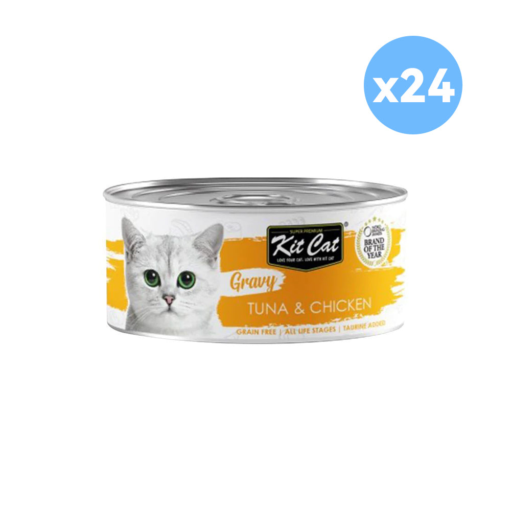 KIT CAT Tuna & Chicken in Gravy Wet Canned Cat Food