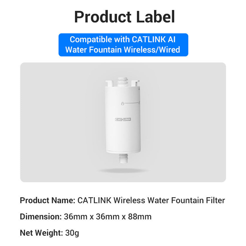 CATLINK Pure 3 AI Water Fountain - Wireless