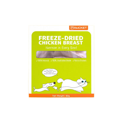 PAWCKET Freeze-Dried Raw Chicken Breast Pet Treats 80g